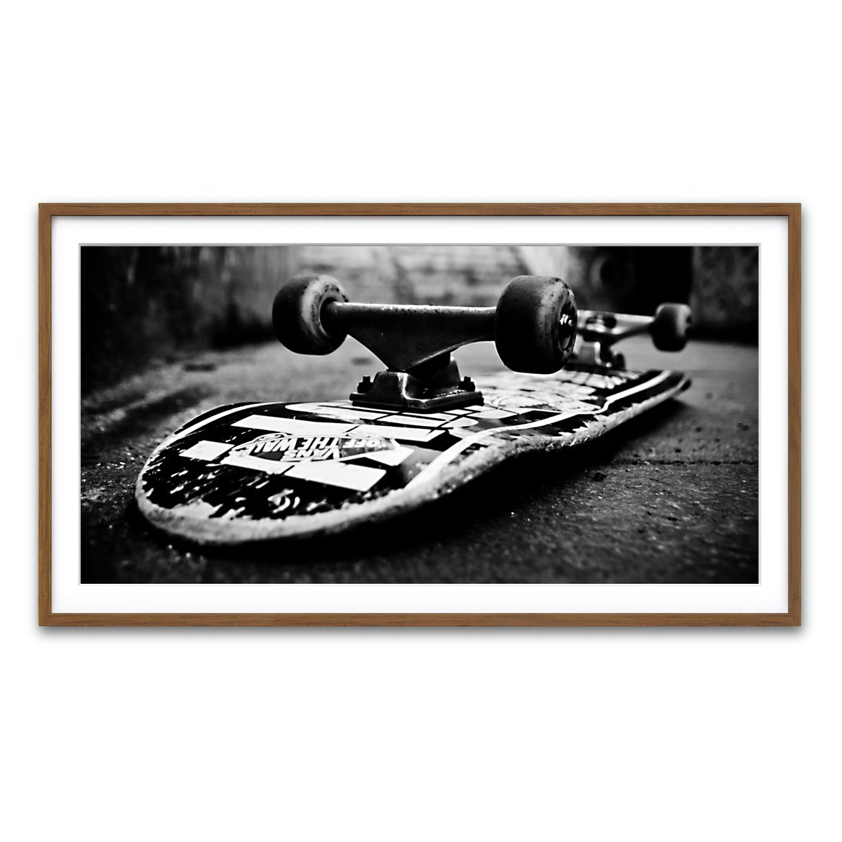 Framed Print 2x1 Walnut