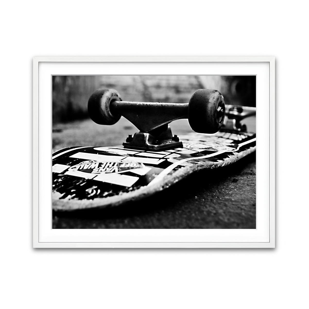 Framed Print 4x3 White