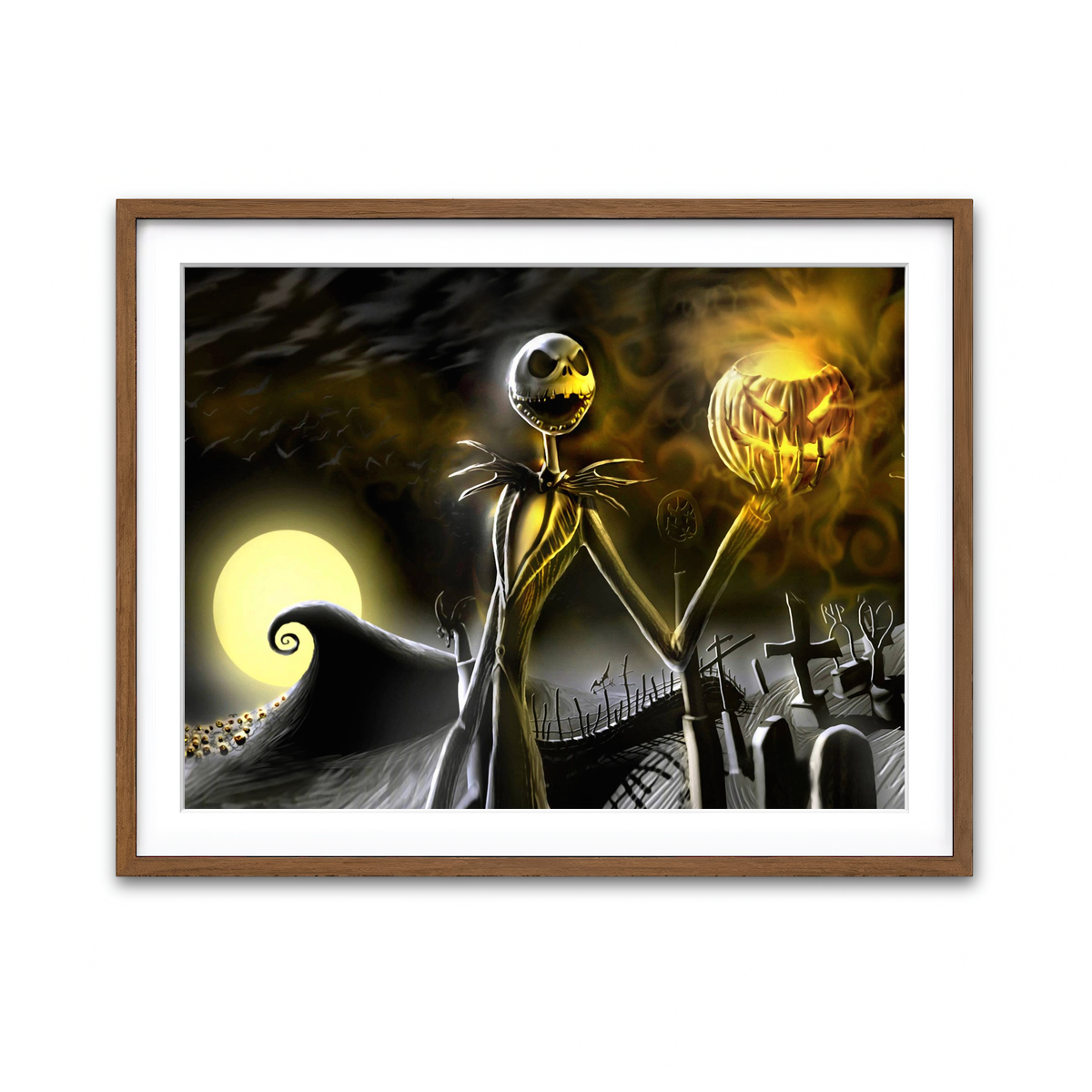 Framed Print 4x3 Walnut