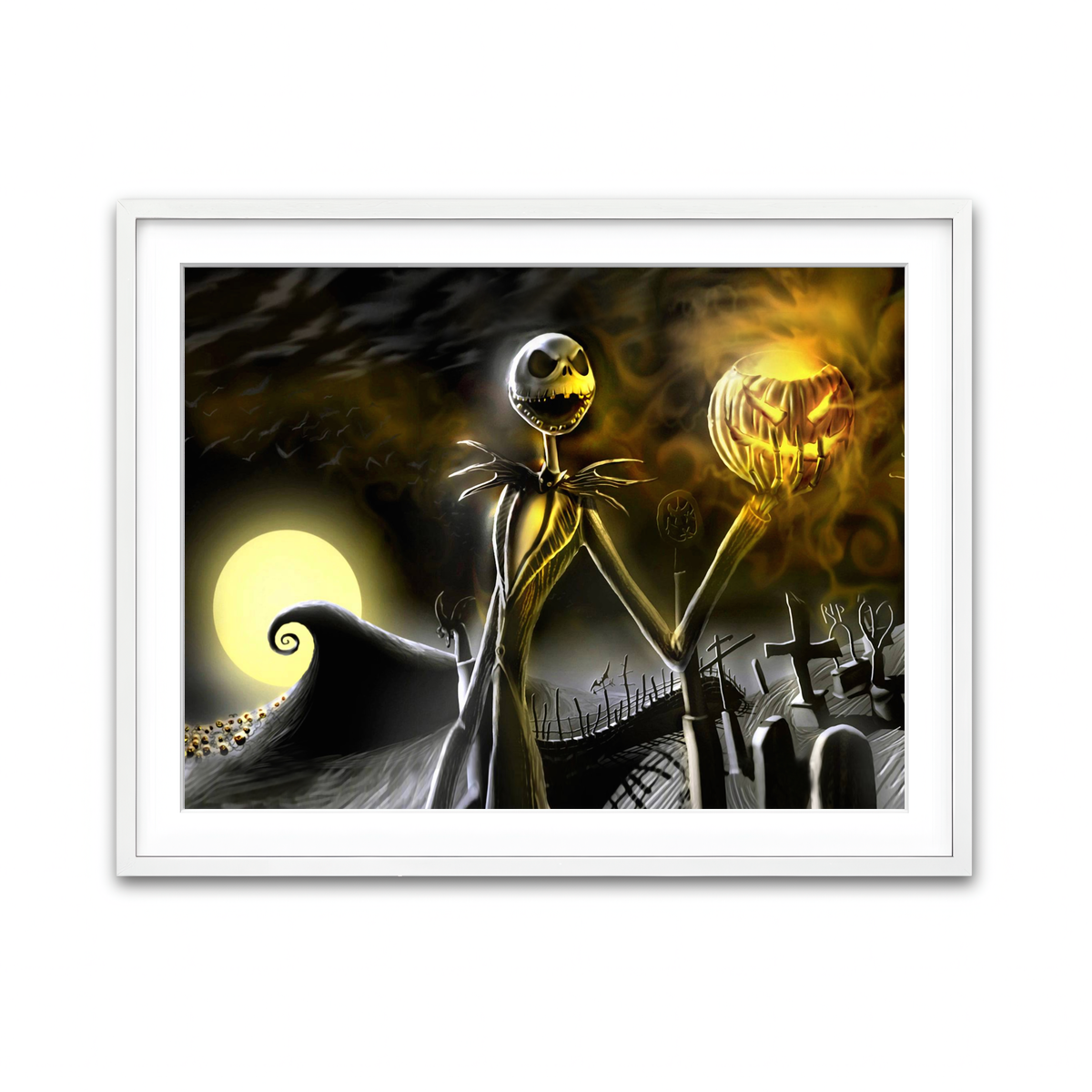 Framed Print 4x3 White