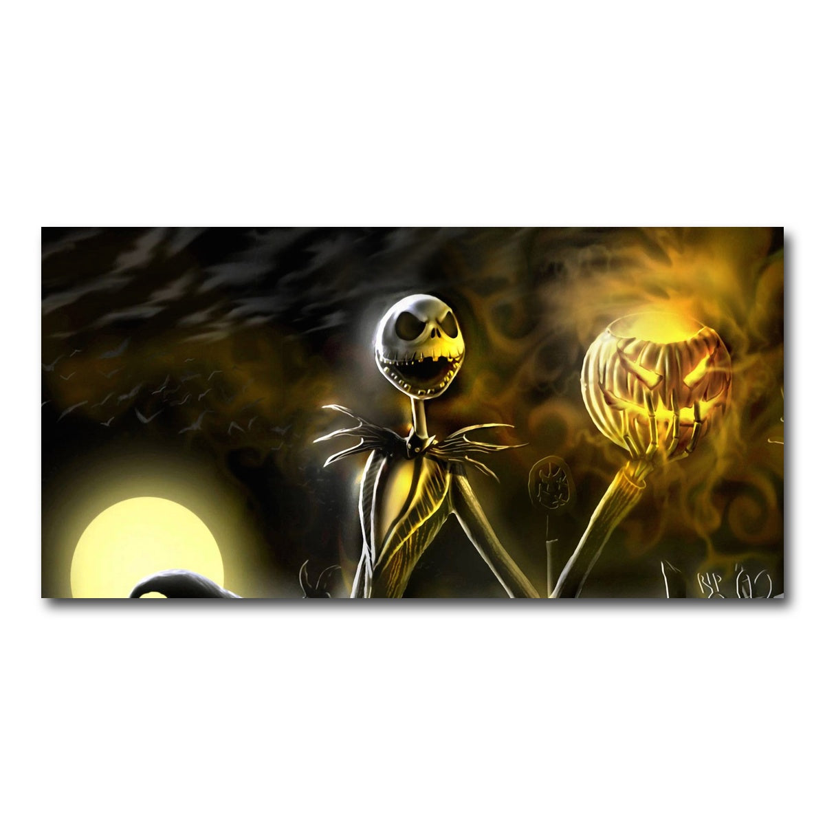 AUTO-MOCKUP WHITE | Skellington | 1 Piece | Gallery Wrap Canvas | group=2x1
