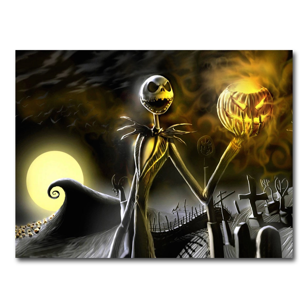 AUTO-MOCKUP WHITE | Skellington | 1 Piece | Gallery Wrap Canvas | group=4x3