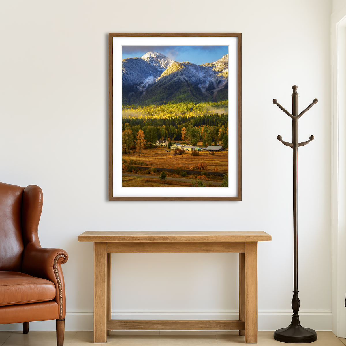 AUTO-MOCKUP ROOM | Ski Hill Wall Art
