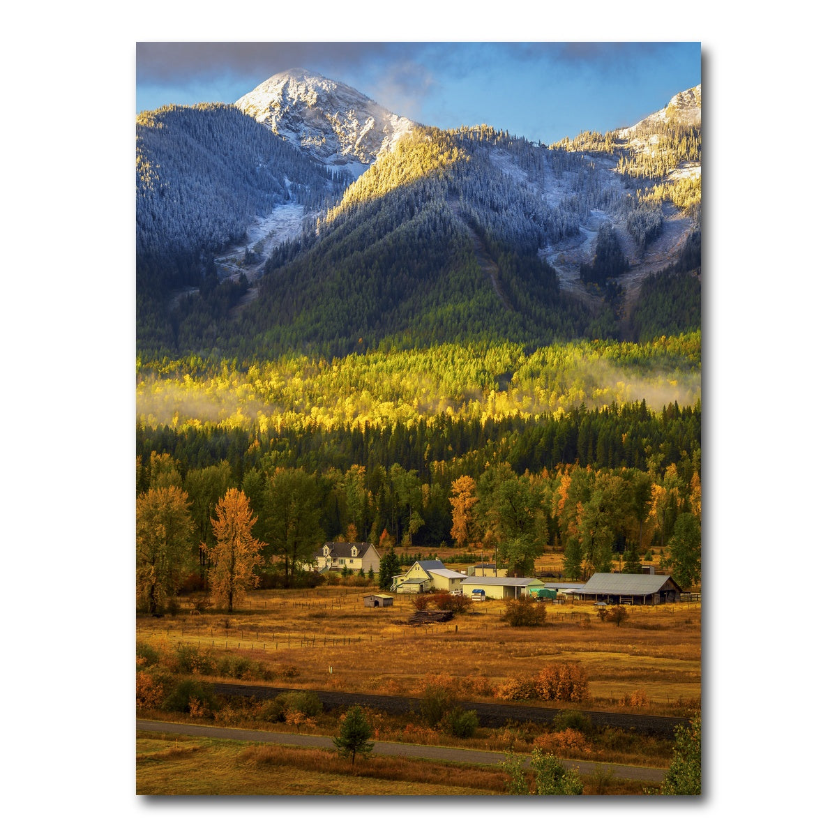 AUTO-MOCKUP WHITE | Ski Hill | 1 Piece | Gallery Wrap Canvas | group=3x4