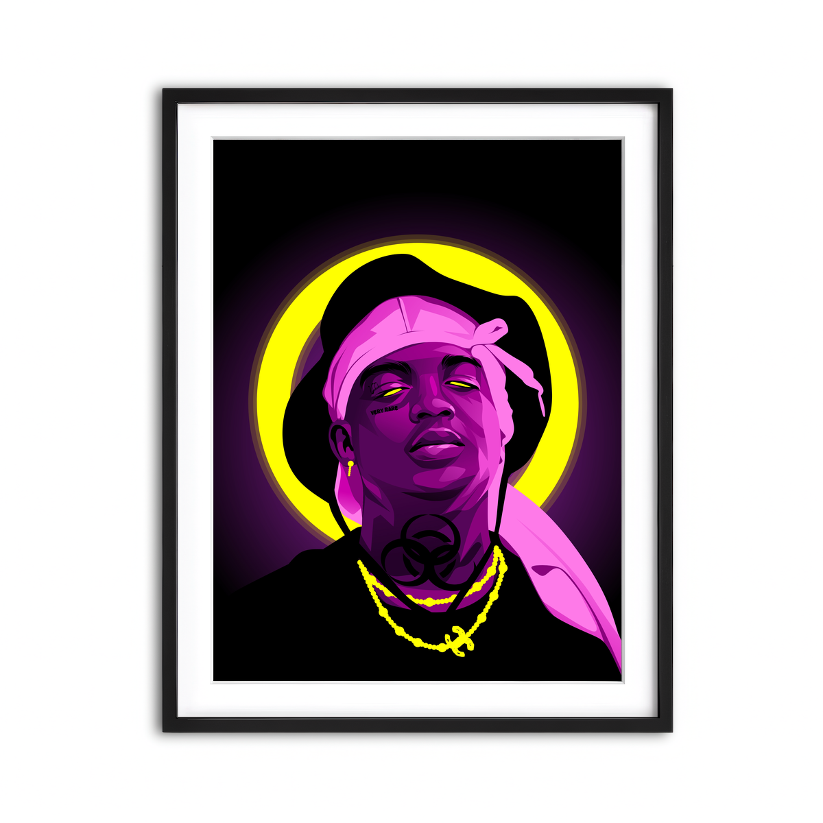 Framed Print 3x4 Black