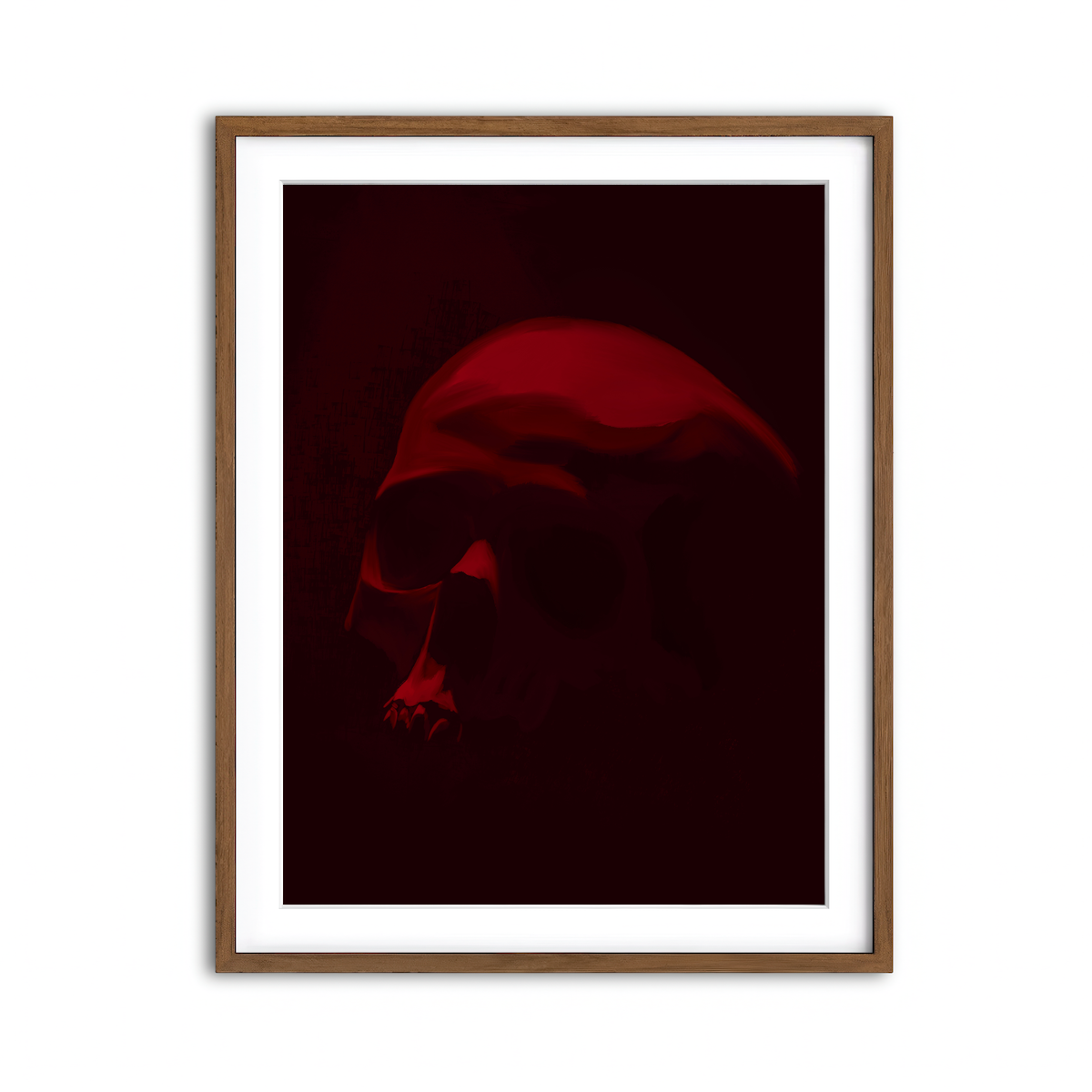 Framed Print 3x4 Walnut