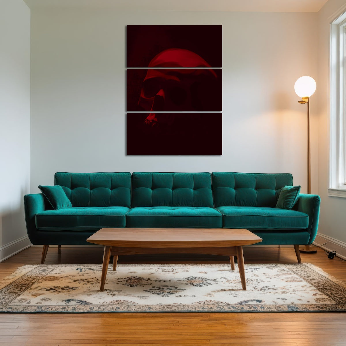 AUTO-MOCKUP ROOM | Skull Dark Red