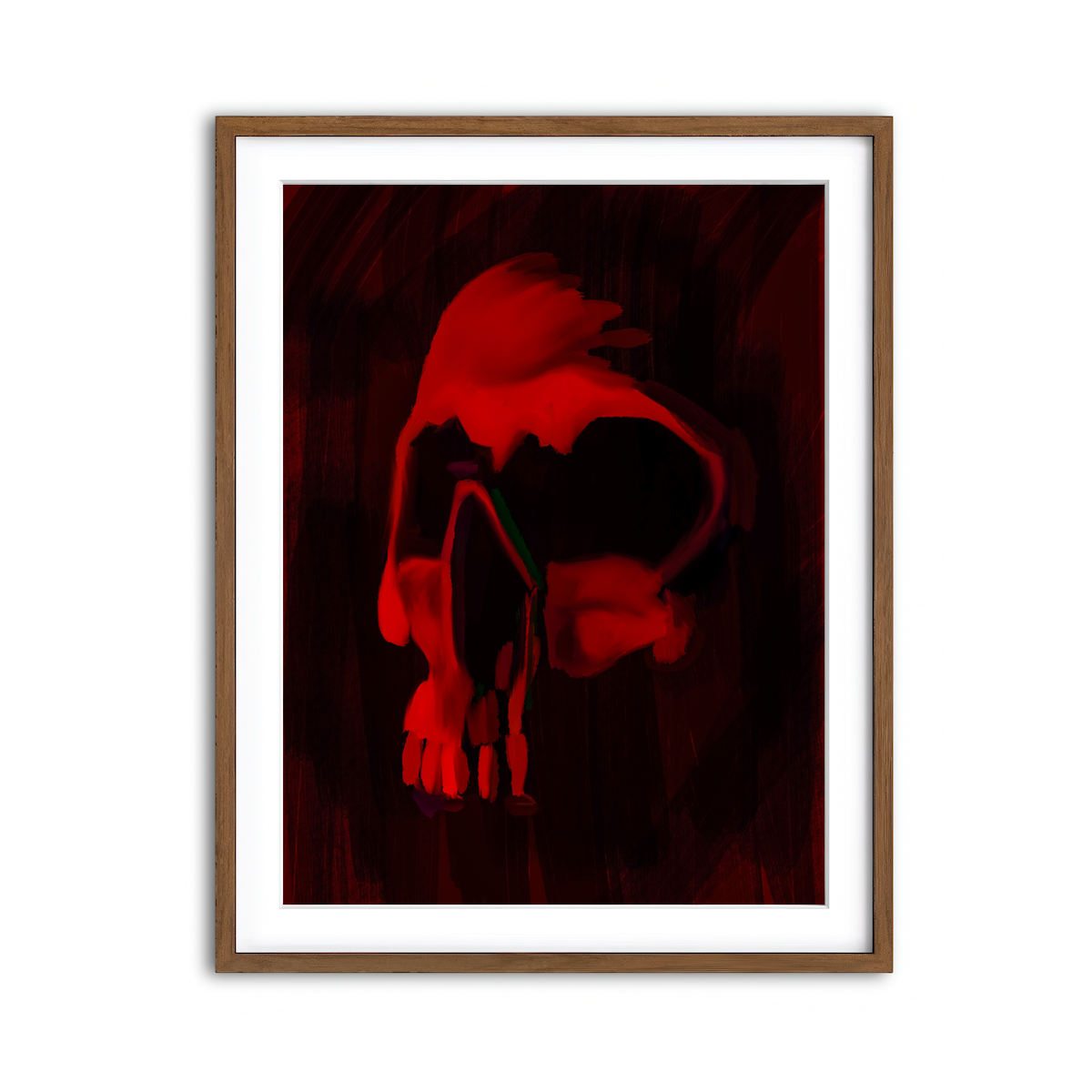 Framed Print 3x4 Walnut