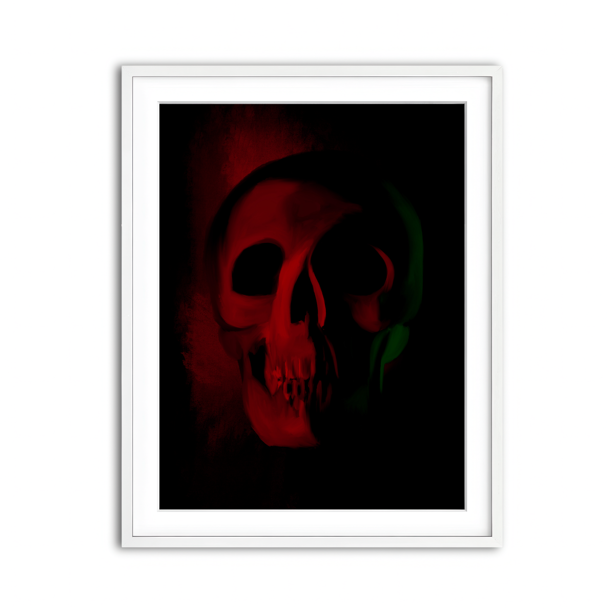 Framed Print 3x4 White