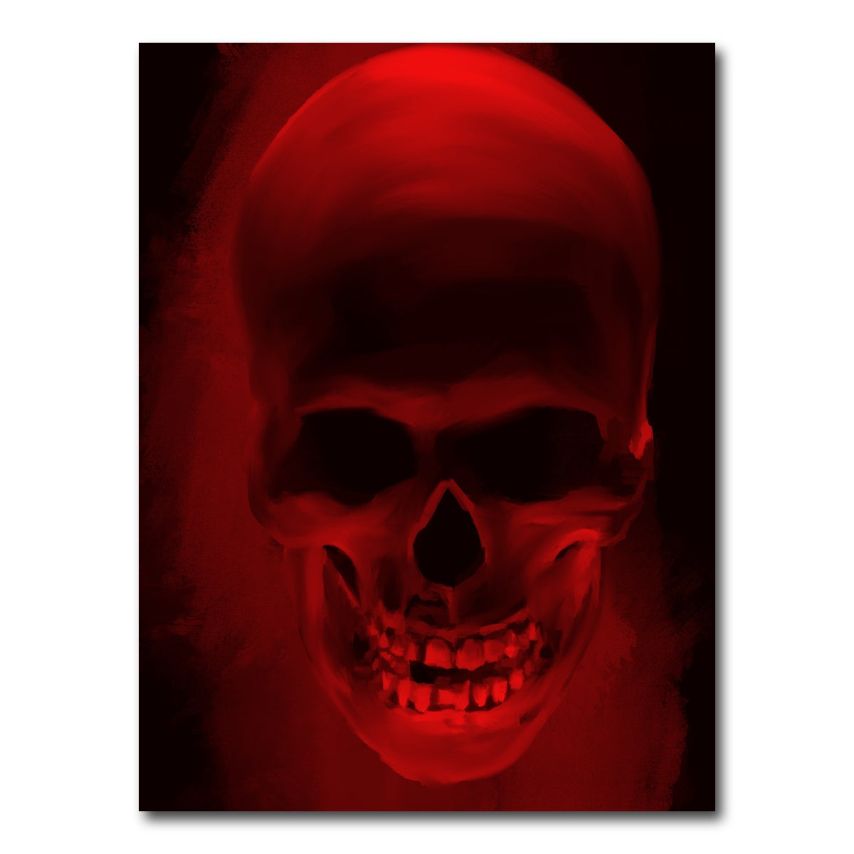 AUTO-MOCKUP WHITE | Skull Smile | 1 Piece | Gallery Wrap Canvas | group=3x4