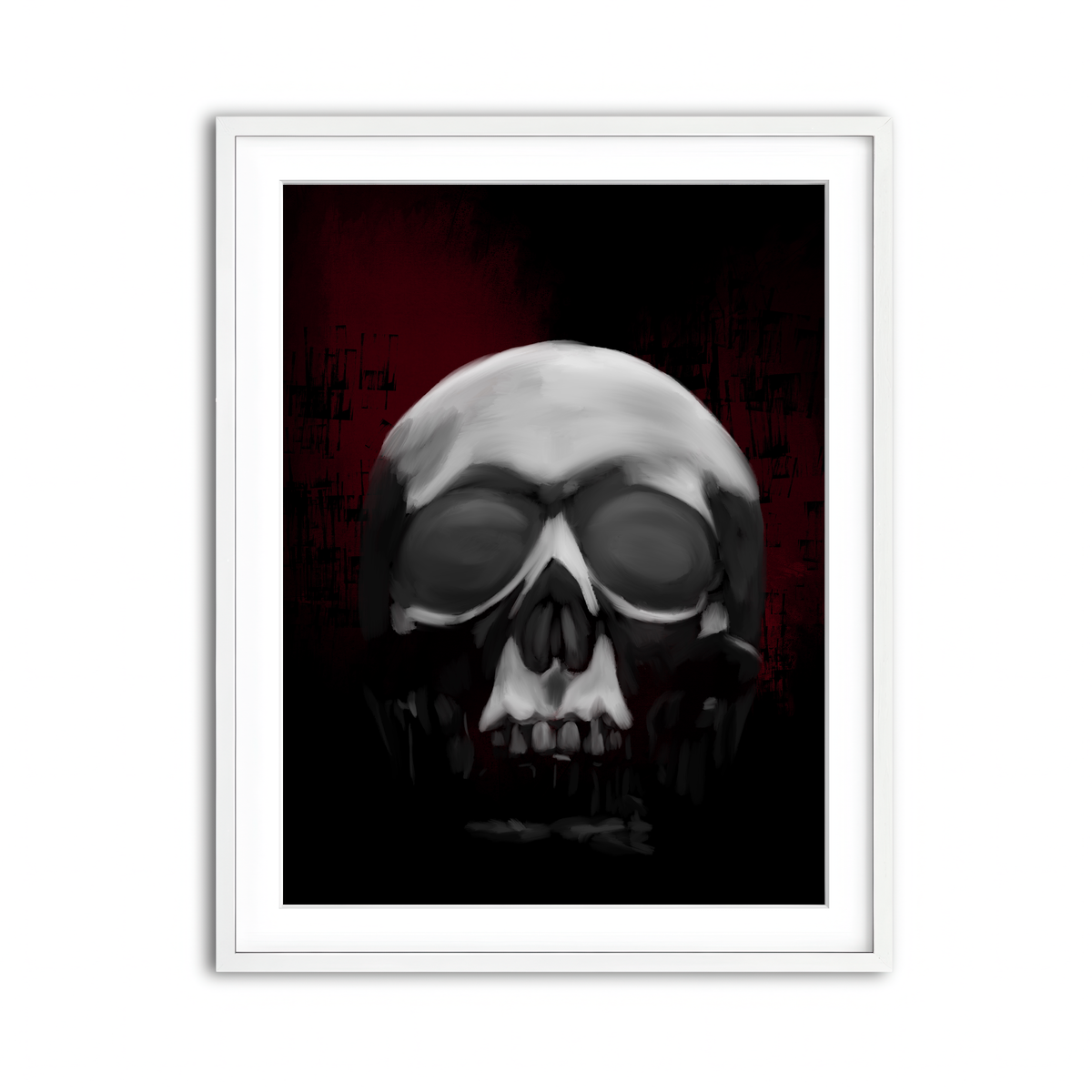 Framed Print 3x4 White