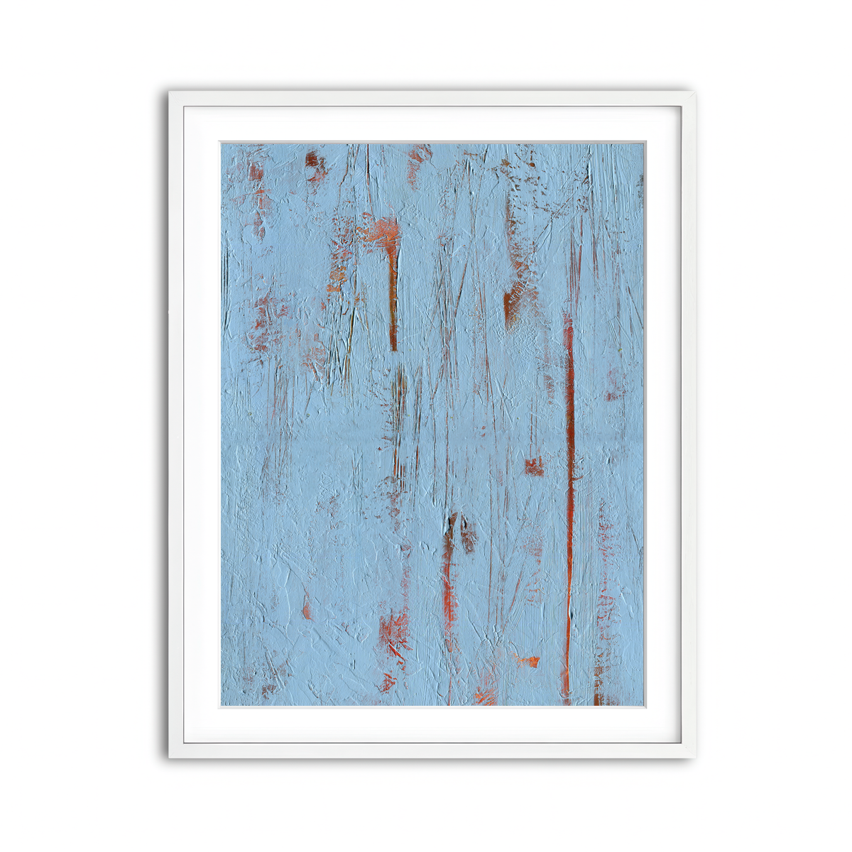 Framed Print 3x4 White