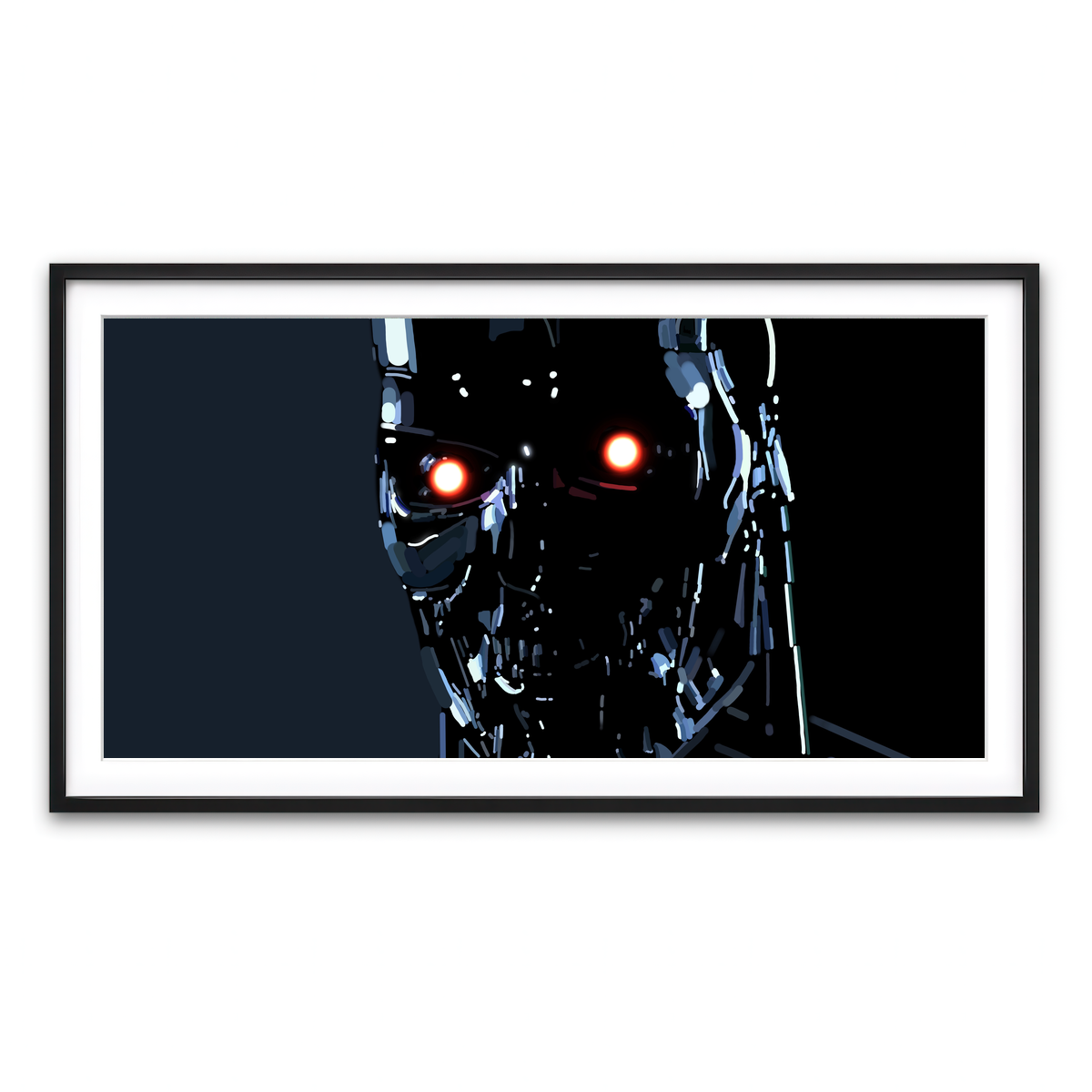 Framed Print 2x1 Black