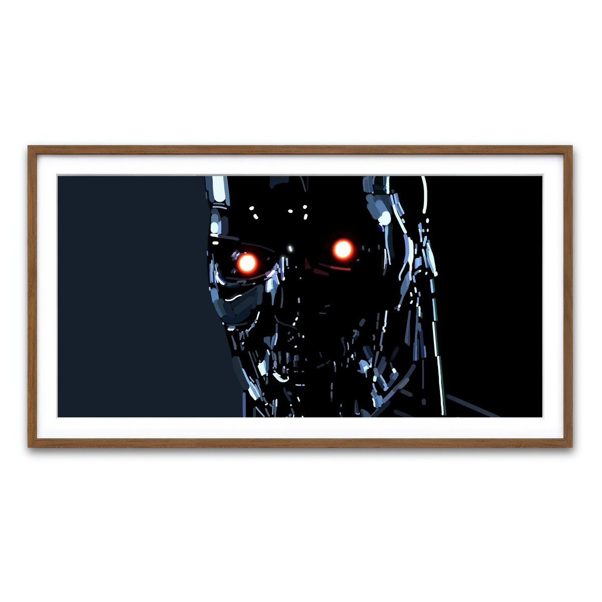 Framed Print 2x1 Walnut