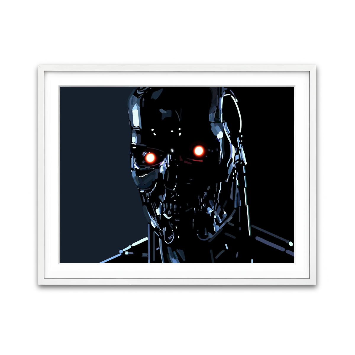 Framed Print 4x3 White