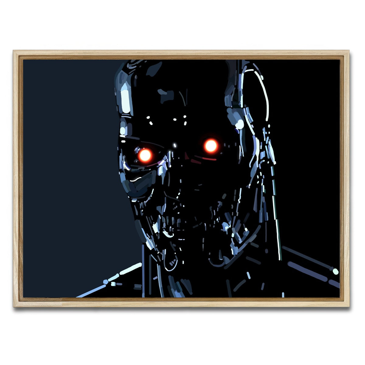 AUTO-MOCKUP WHITE | Skynet | 1 Piece | Natural Framed Canvas | group=4x3