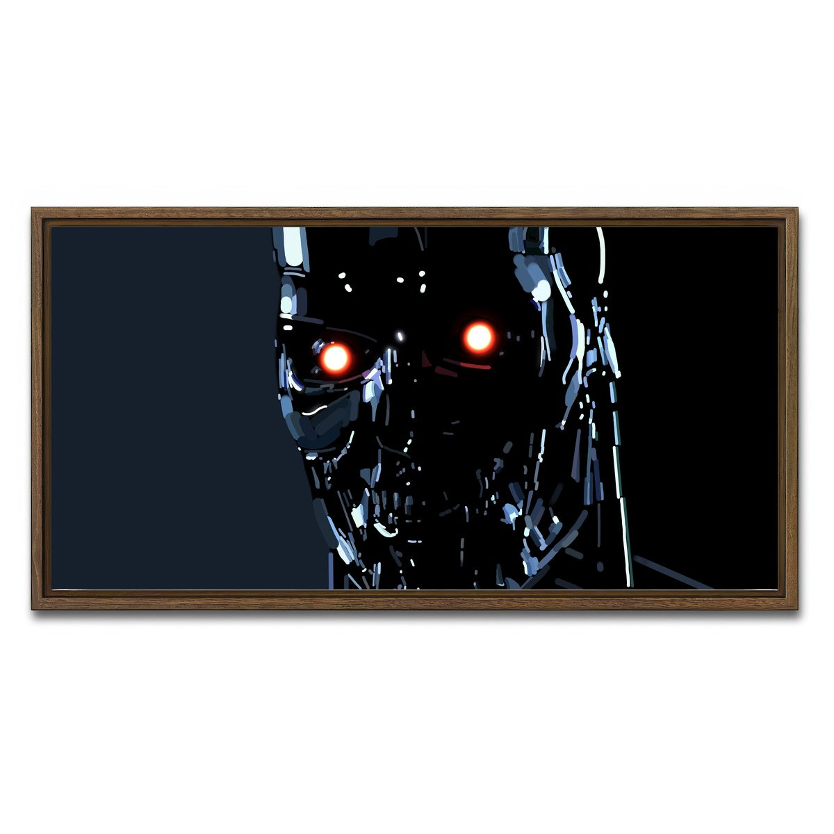 AUTO-MOCKUP WHITE | Skynet | 1 Piece | Walnut Framed Canvas | group=2x1