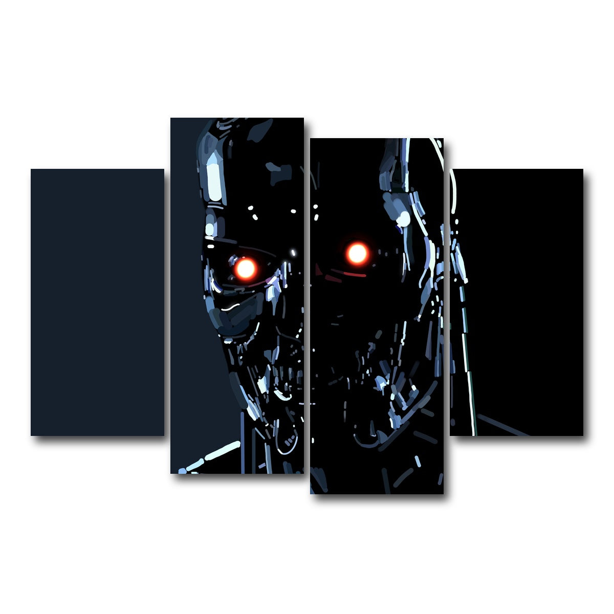 AUTO-MOCKUP WHITE | Skynet | 4 Piece | Gallery Wrap Canvas | group=4_short