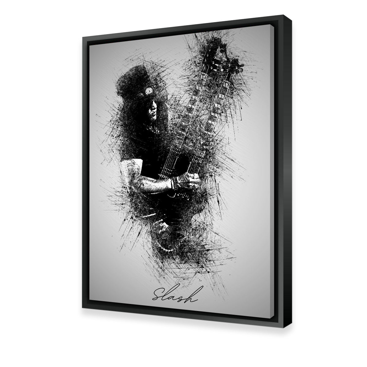 Slash Double Neck Wall Art