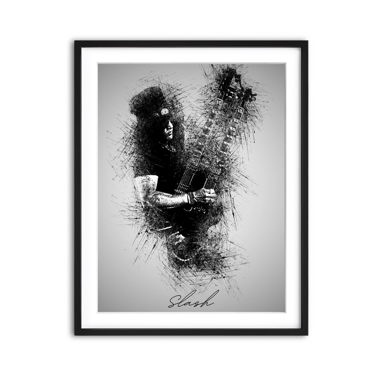 Framed Print 3x4 Black