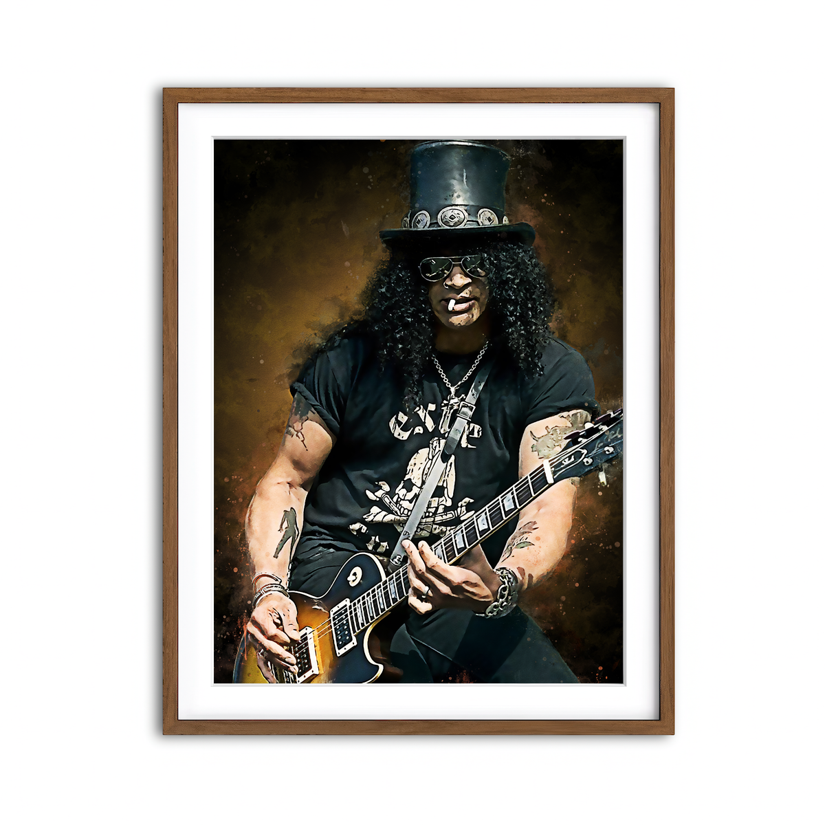 Framed Print 3x4 Walnut