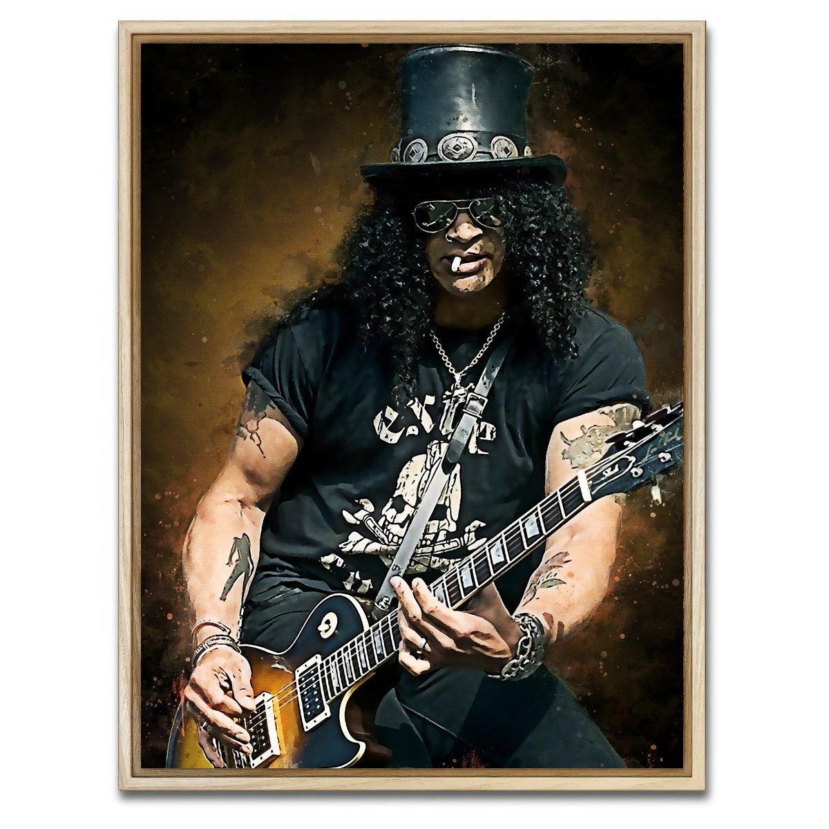 AUTO-MOCKUP WHITE | Slash Paint | 1 Piece | Natural Framed Canvas | group=3x4