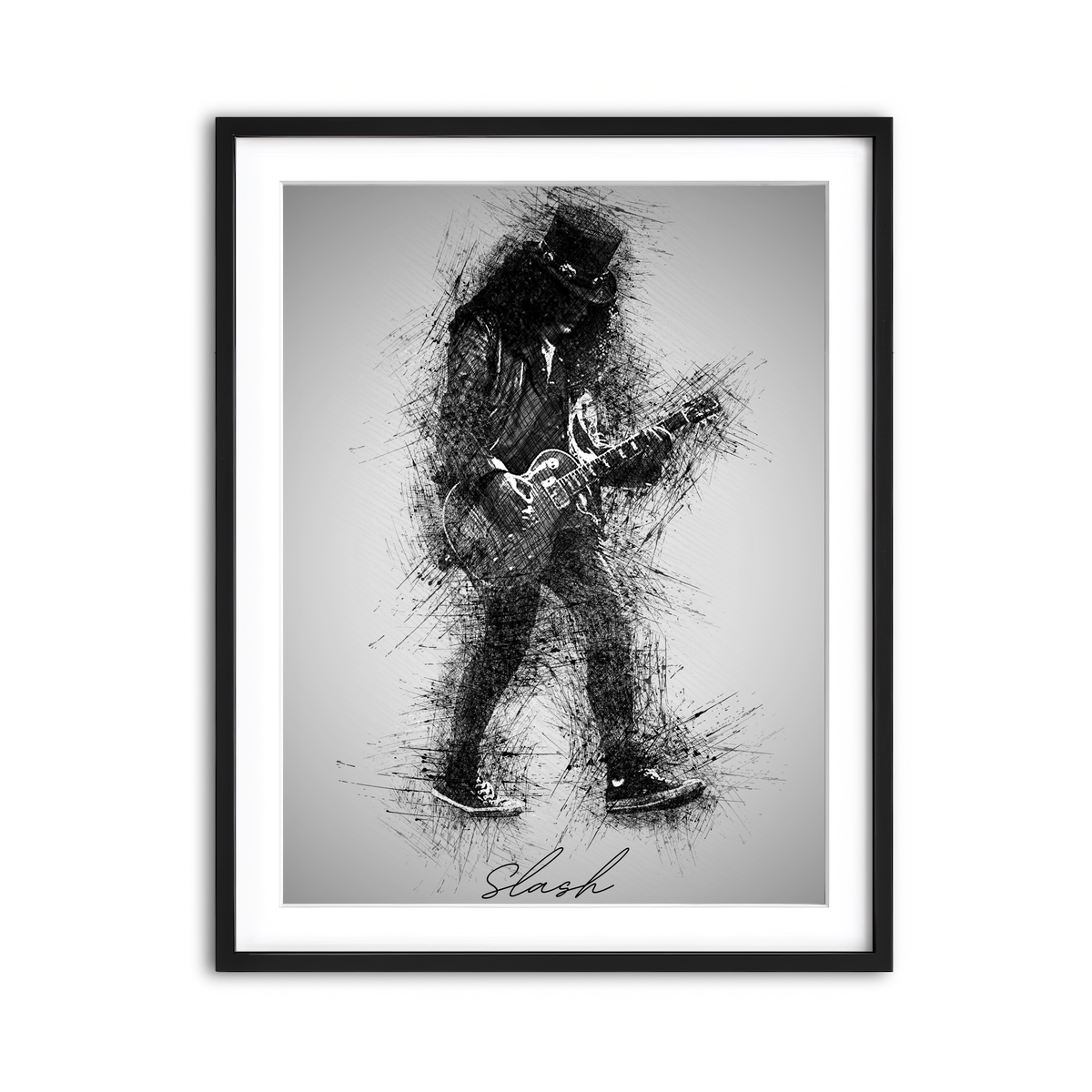 Framed Print 3x4 Black