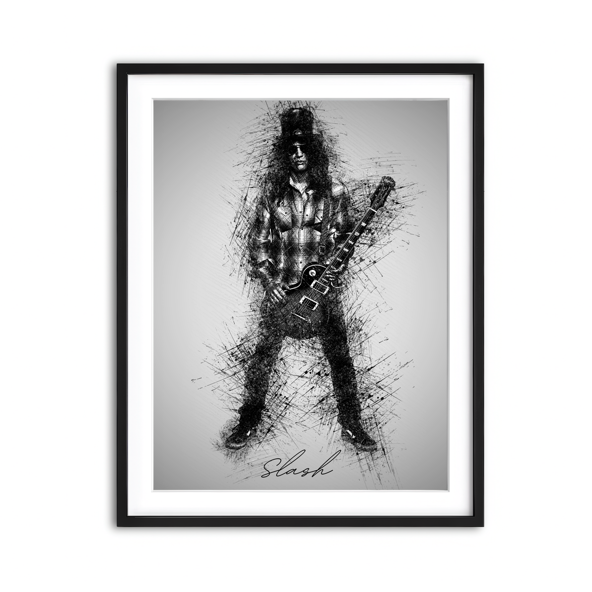 Framed Print 3x4 Black