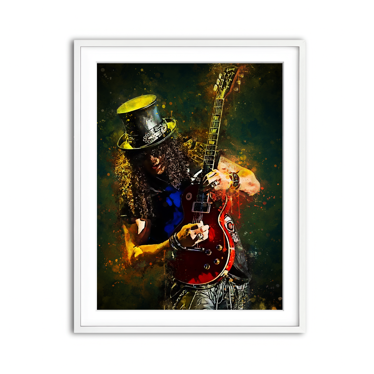 Framed Print 3x4 White