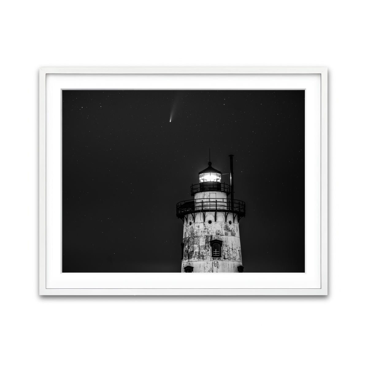 Framed Print 4x3 White