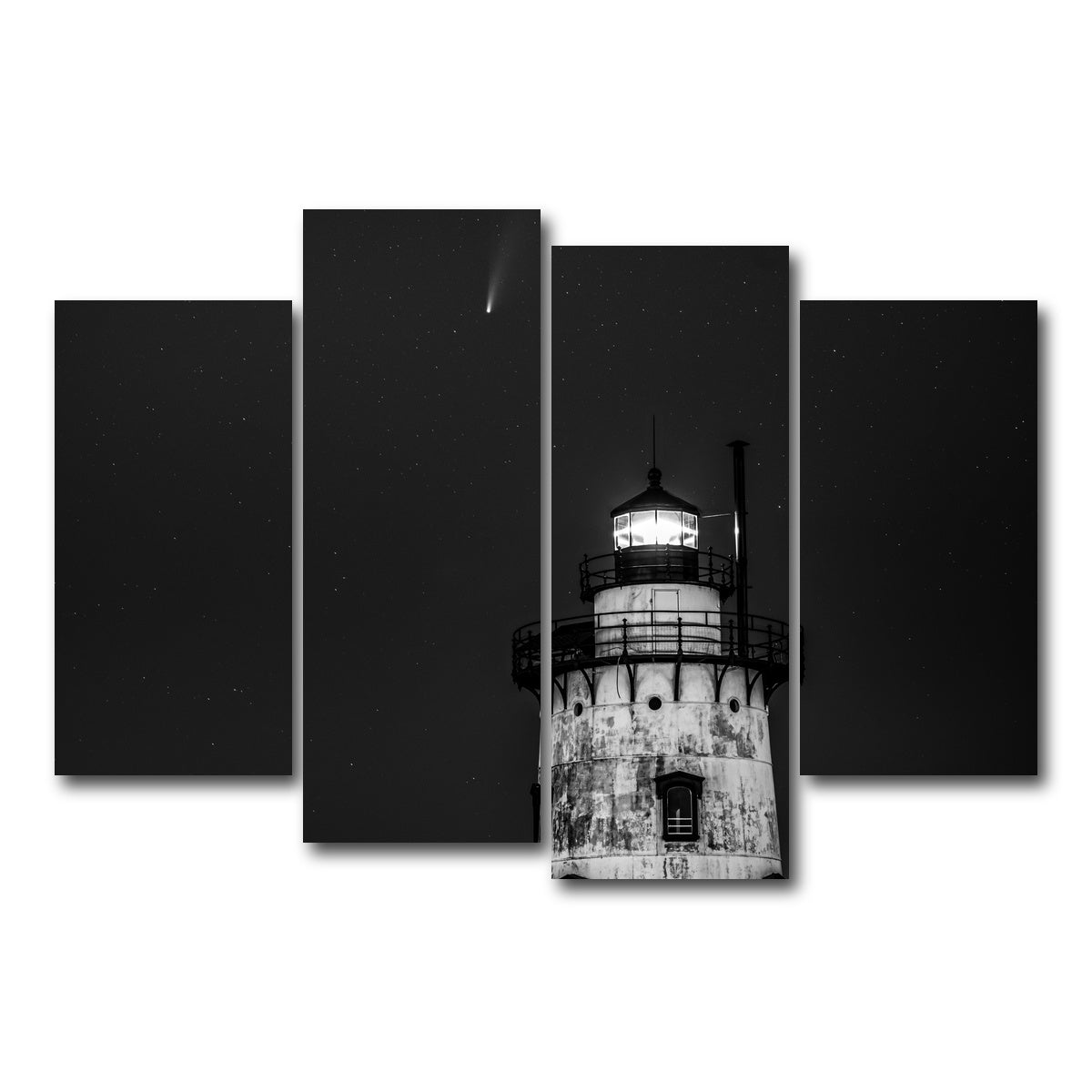 AUTO-MOCKUP WHITE | Sleepy Hollow Lighthouse | 4 Piece | Gallery Wrap Canvas | group=4_short