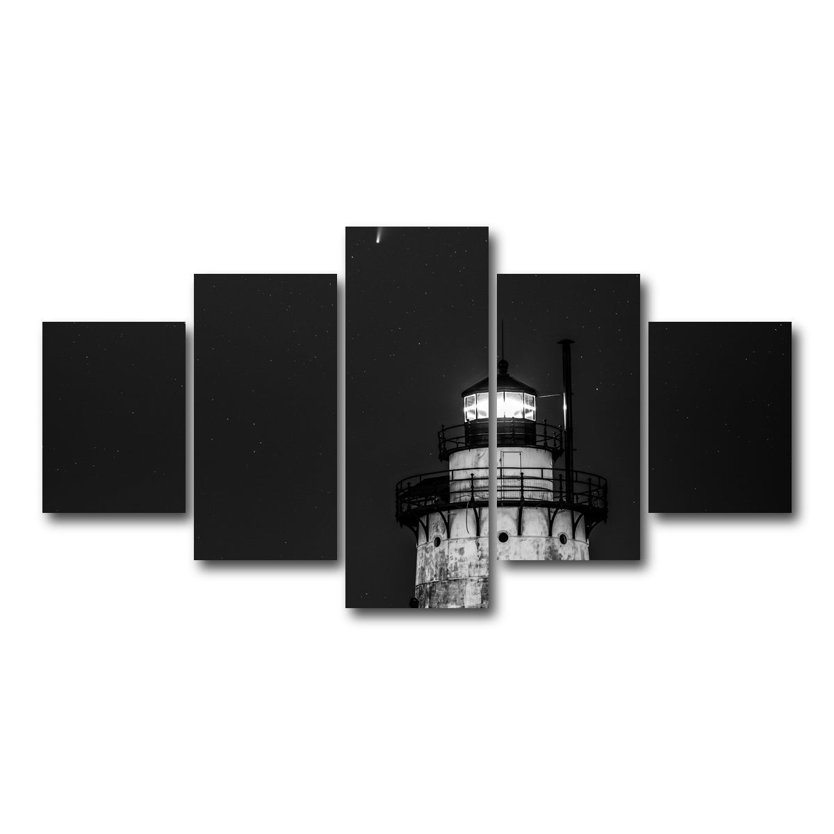 AUTO-MOCKUP WHITE | Sleepy Hollow Lighthouse | 5 Piece | Gallery Wrap Canvas | group=5_short