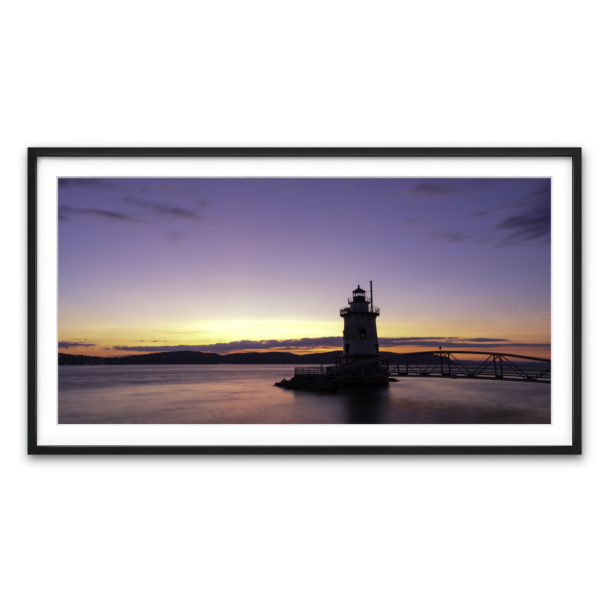 Framed Print 2x1 Black