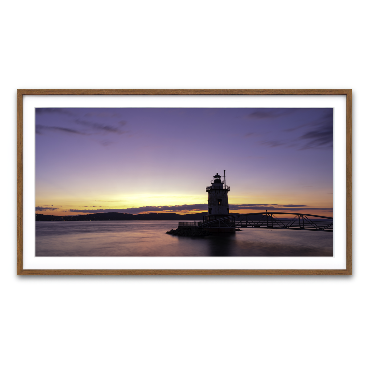 Framed Print 2x1 Walnut