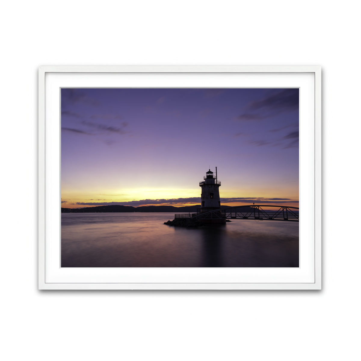 Framed Print 4x3 White