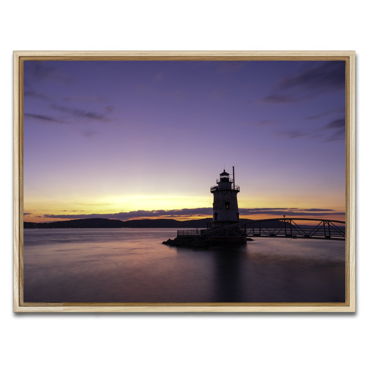 AUTO-MOCKUP WHITE | Sleepy Hollow Sunset | 1 Piece | Natural Framed Canvas | group=4x3