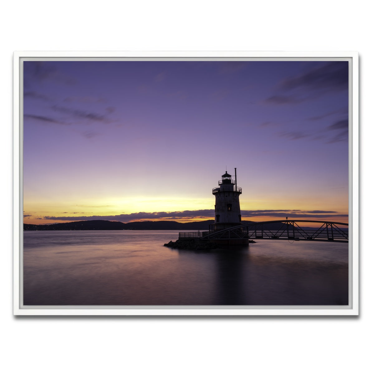 AUTO-MOCKUP WHITE | Sleepy Hollow Sunset | 1 Piece | White Framed Canvas | group=4x3