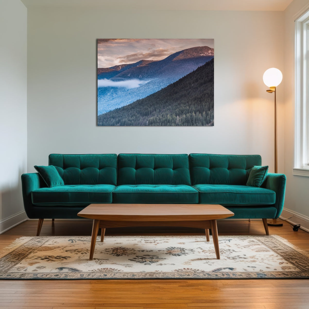 AUTO-MOCKUP ROOM | Sloping Trees