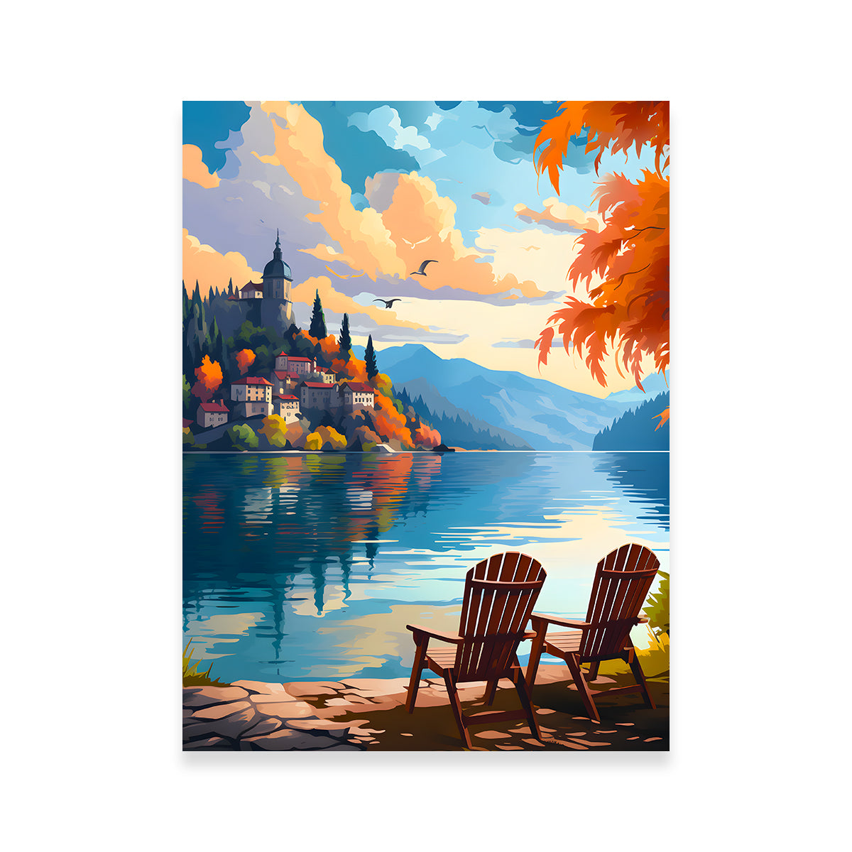Slovenia - Bled Lake Wall Art