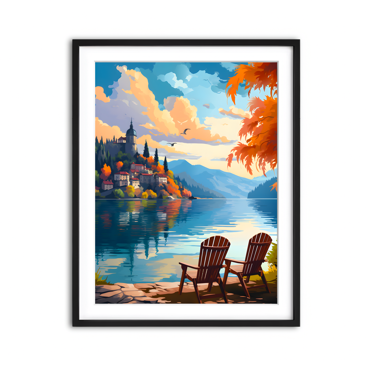 Framed Print 3x4 Black