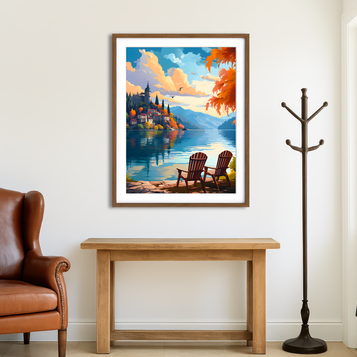 AUTO-MOCKUP ROOM | Slovenia - Bled Lake Wall Art