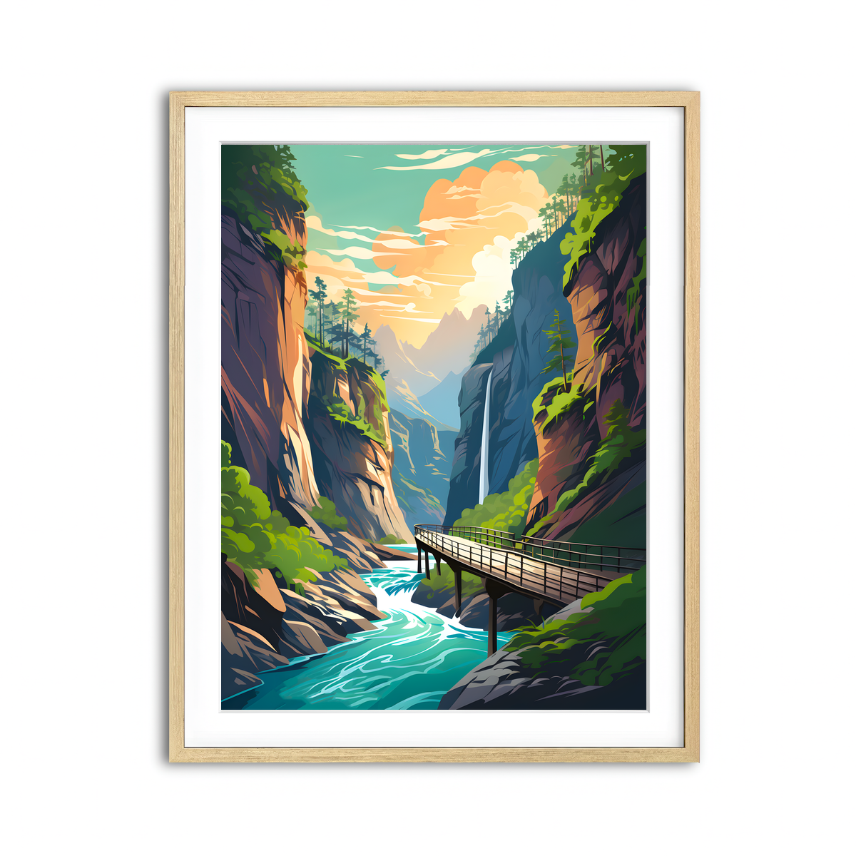 Framed Print 3x4 Natural