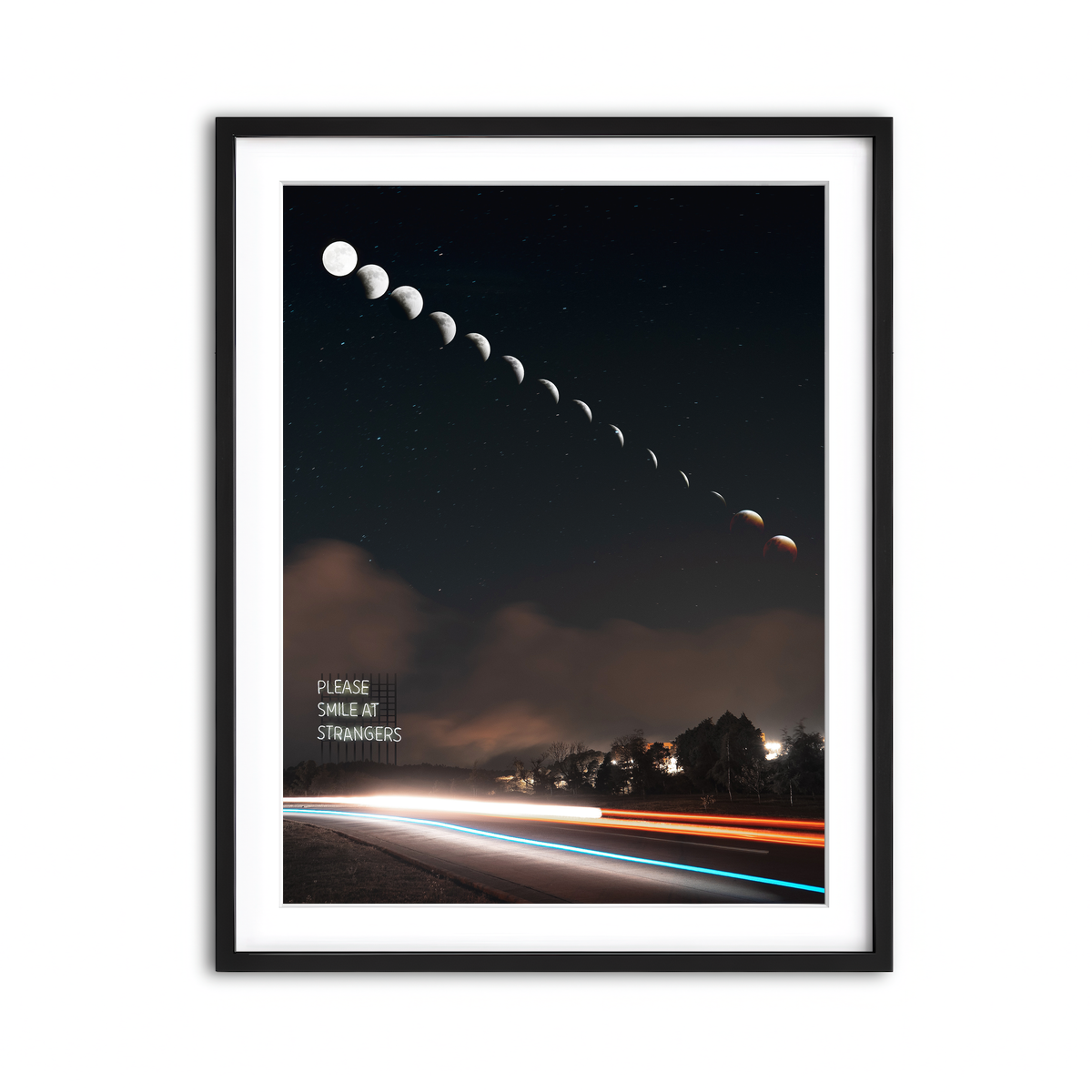 Framed Print 3x4 Black