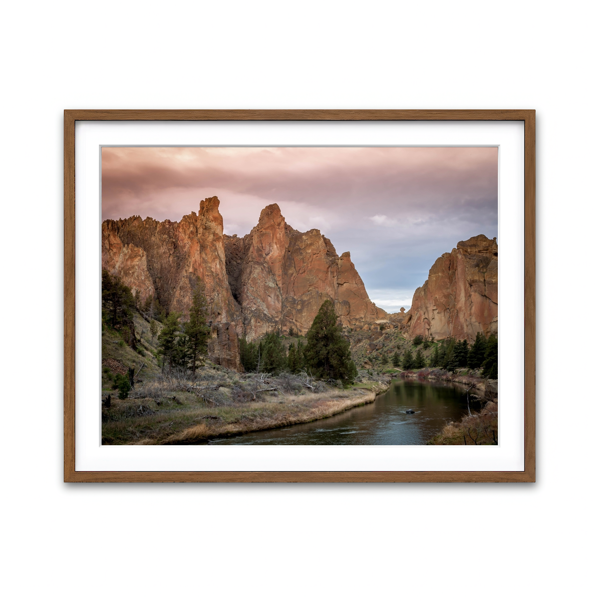 Framed Print 4x3 Walnut