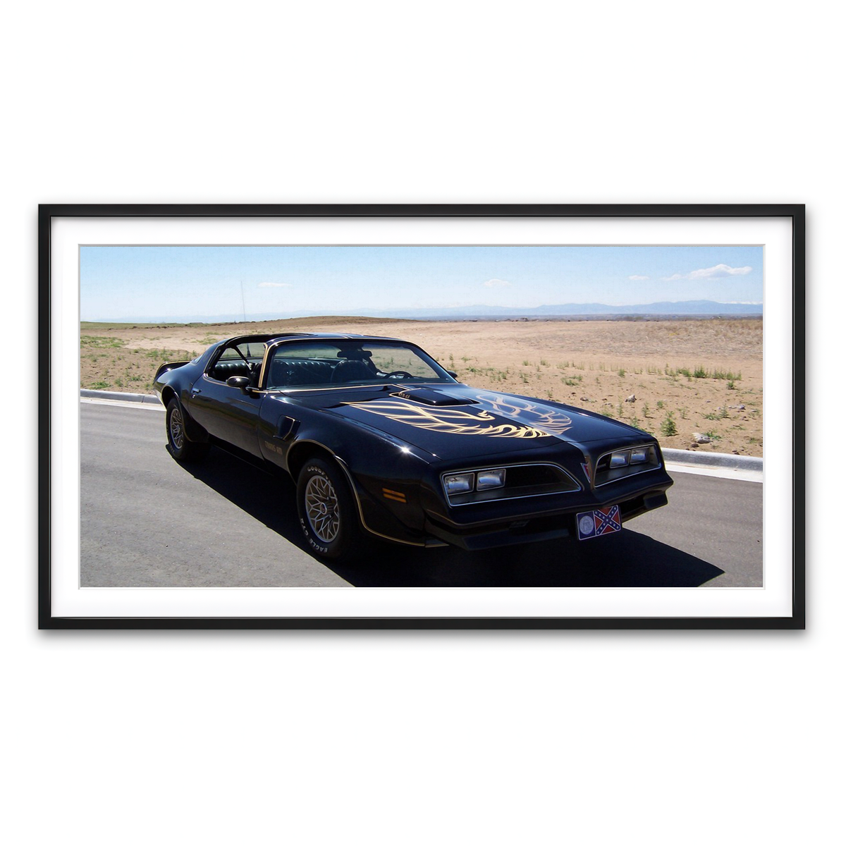 Framed Print 2x1 Black