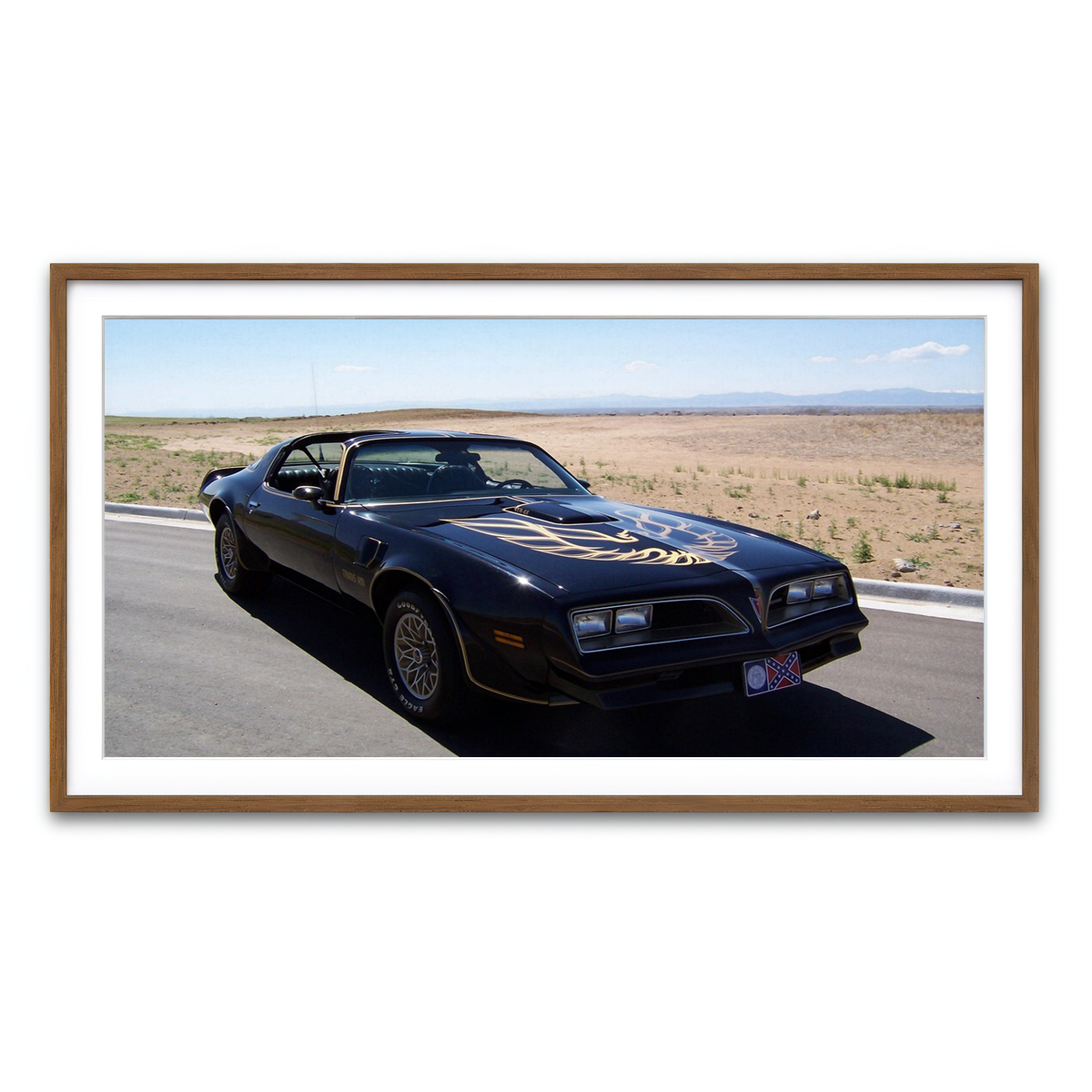 Framed Print 2x1 Walnut