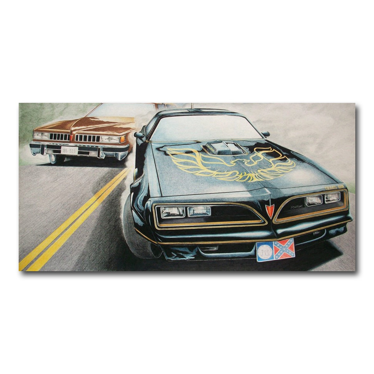 AUTO-MOCKUP WHITE | Smokey and the Bandit | 1 Piece | Gallery Wrap Canvas | group=2x1