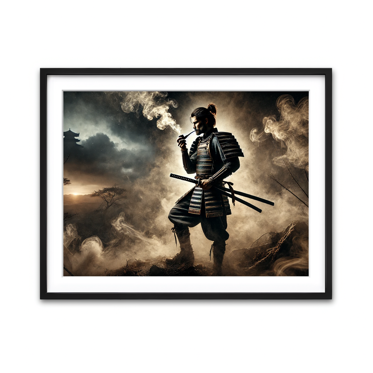 Framed Print 4x3 Black