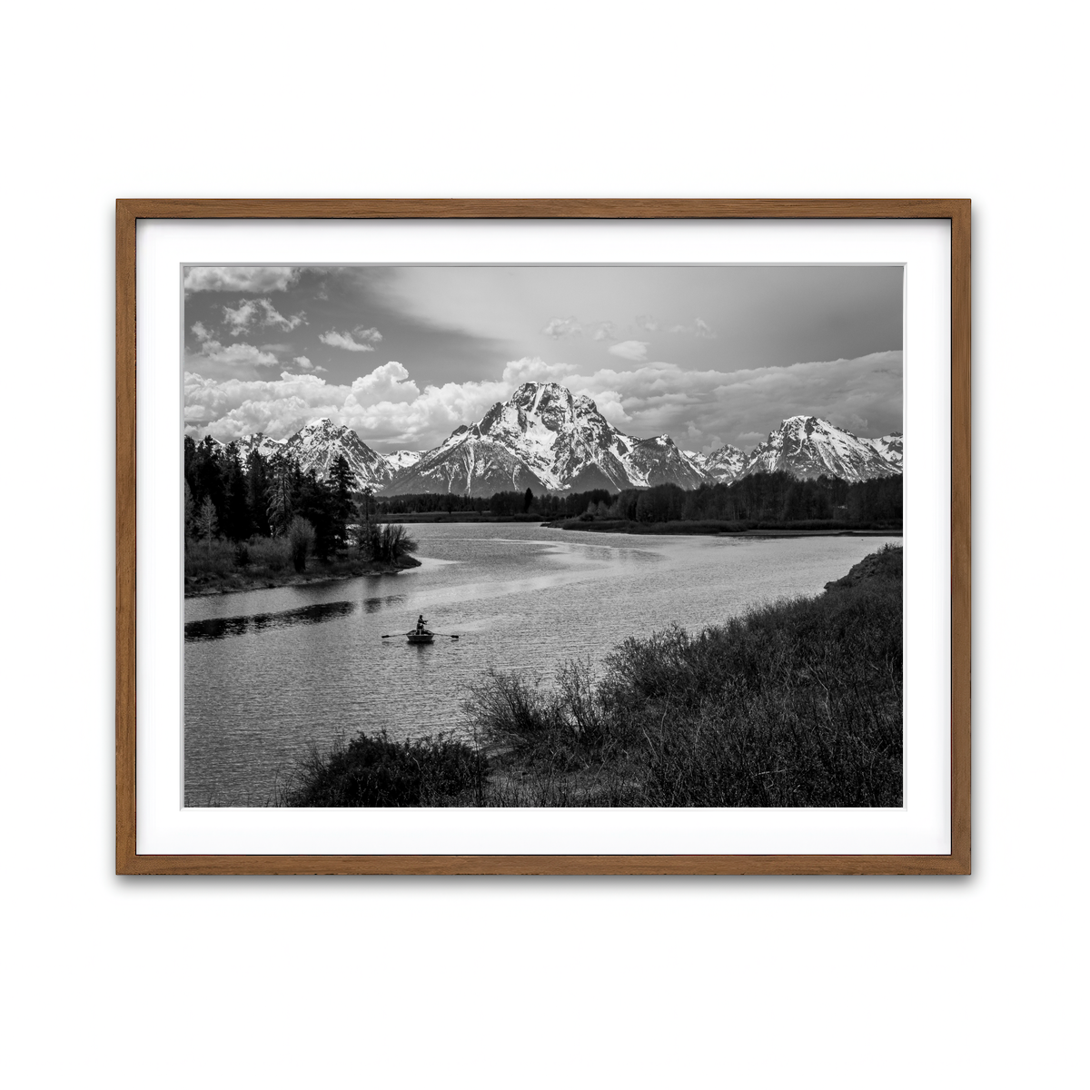 Framed Print 4x3 Walnut