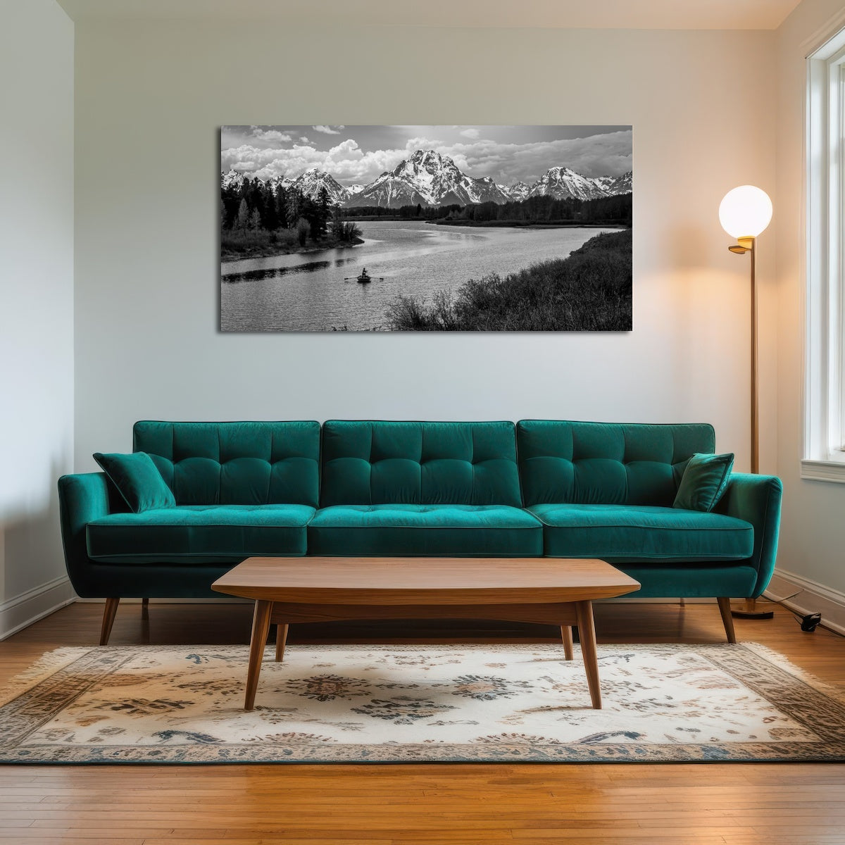 AUTO-MOCKUP ROOM | Snake River in the Grand Teton National Park